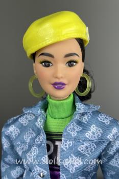 Mattel - Barbie - BMR1959 - Neon Motocross Dress & Oversized Denim Jacket  - Poupée